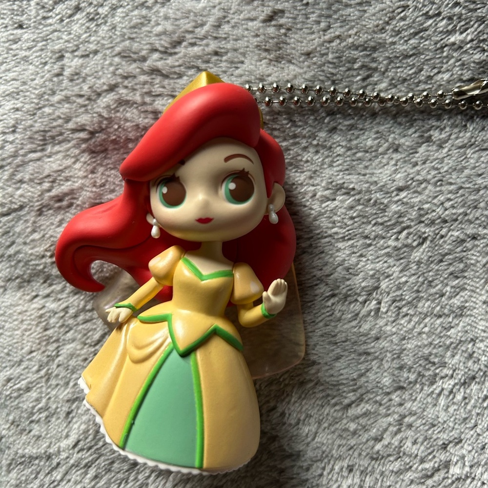 Princess Keychain- Ariel in a wedding dress